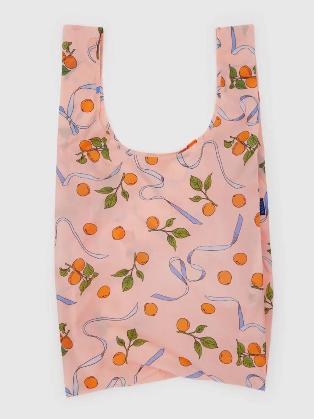 NWT Big Baggu Reusable - Apricots & Ribbons